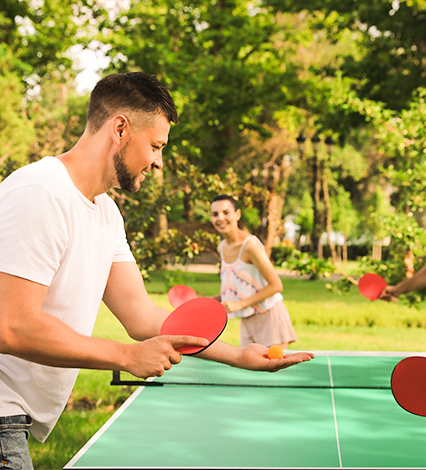 activities with friends ping pong