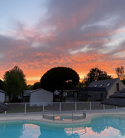 quiet campsite in brittany